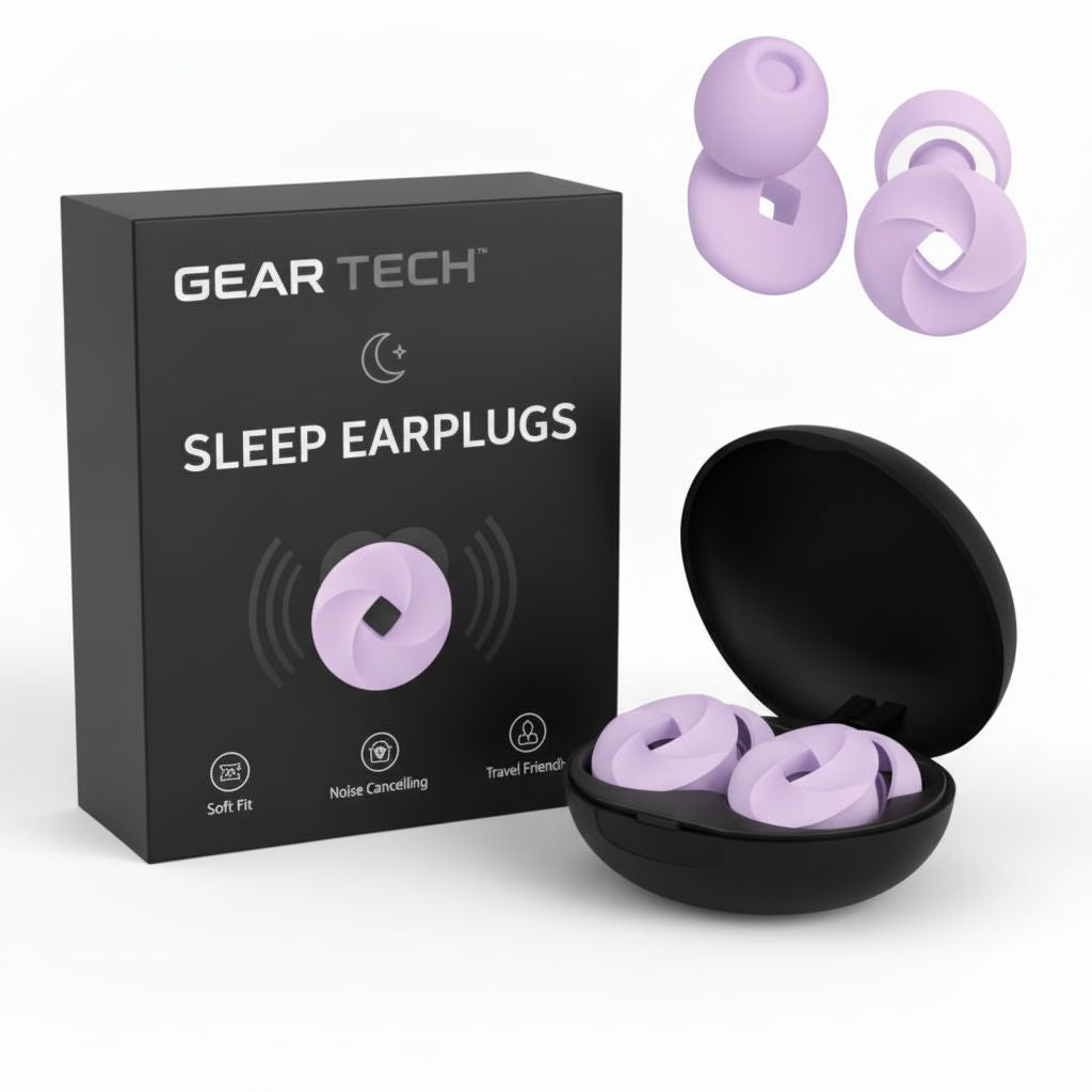 Noise-Reducing Sleep Ear Plugs with 33 dB Protection for All-Night Comfort