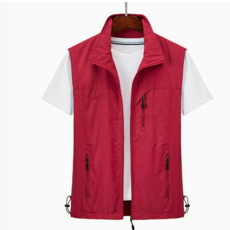 Men's Short Vest | Zipper