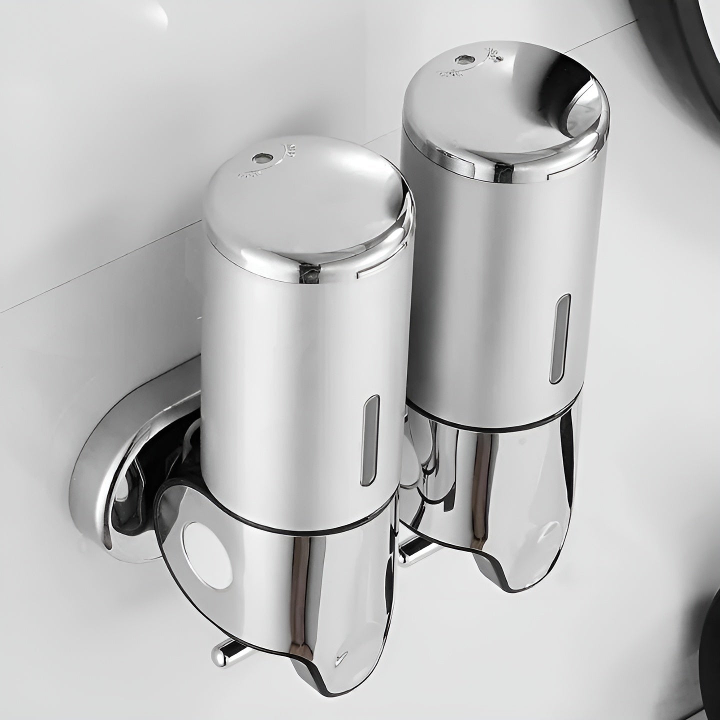 Elegant Wall-Mounted Soap Dispenser for Your Bathroom