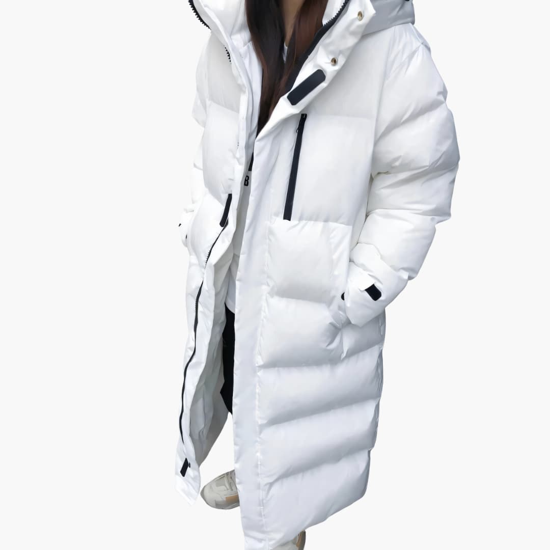 Women's Long Winter Jacket | With Hood