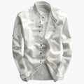 Men's Stand Collar Shirt | Long Sleeve