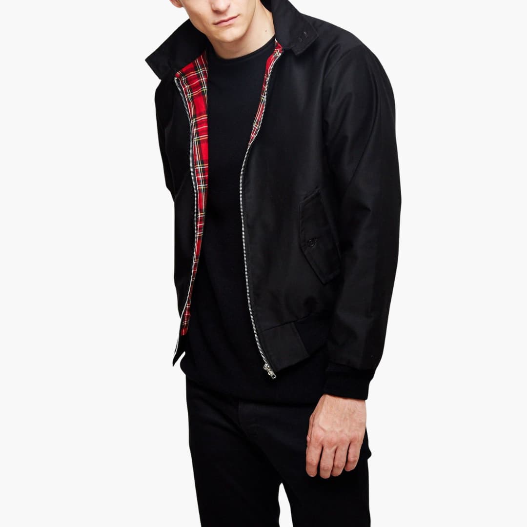Men's Ribbed Cuff Winter Jacket | Zipper
