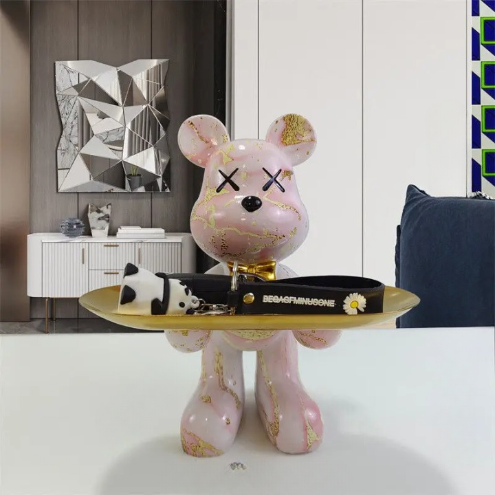 Bear-Shaped Figurine with Secret Drawer – Delightful Storage for Keys and Small Items