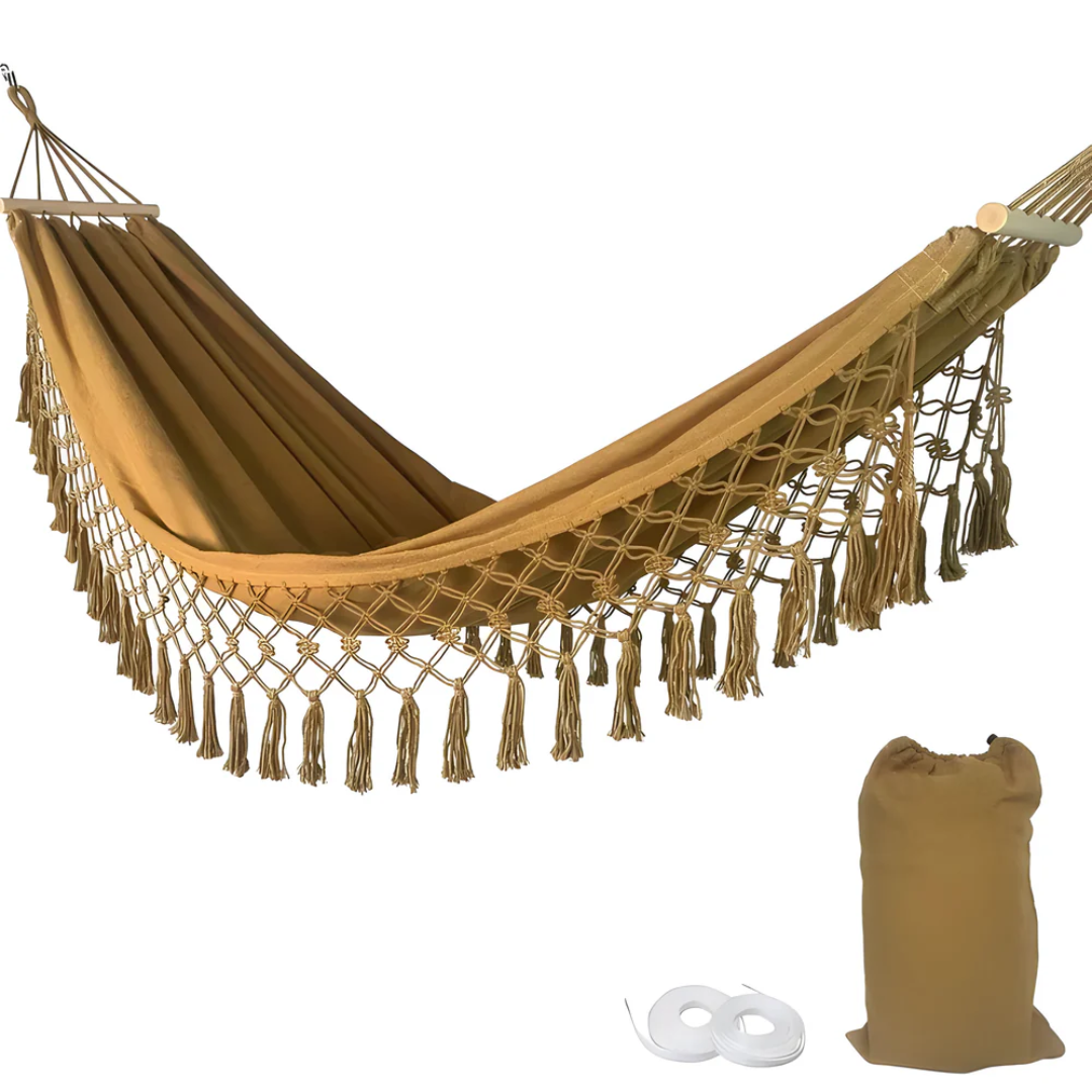 Comfortable Bohemian Cotton Hammock