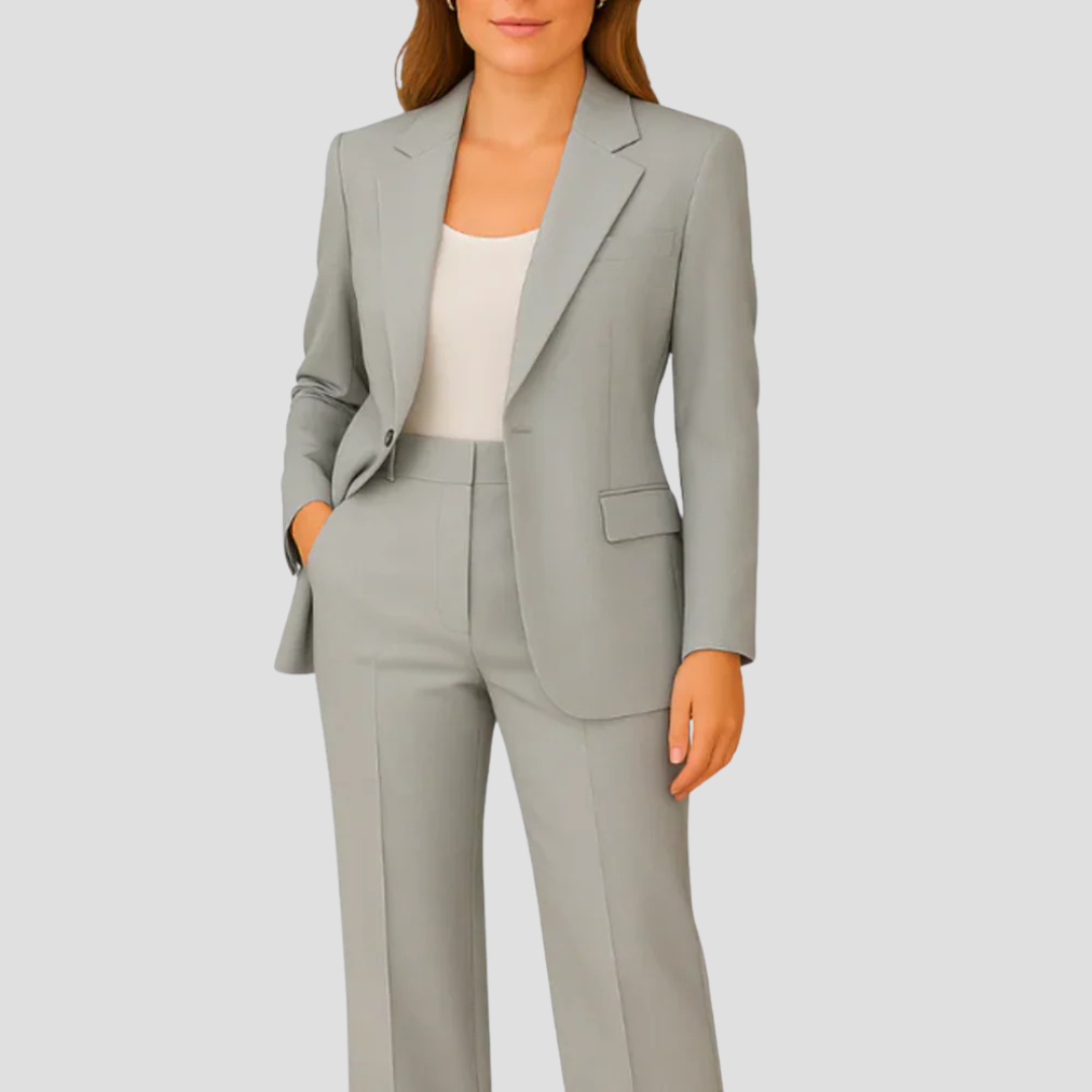 Women's Business Casual Pantsuit | Two-Piece