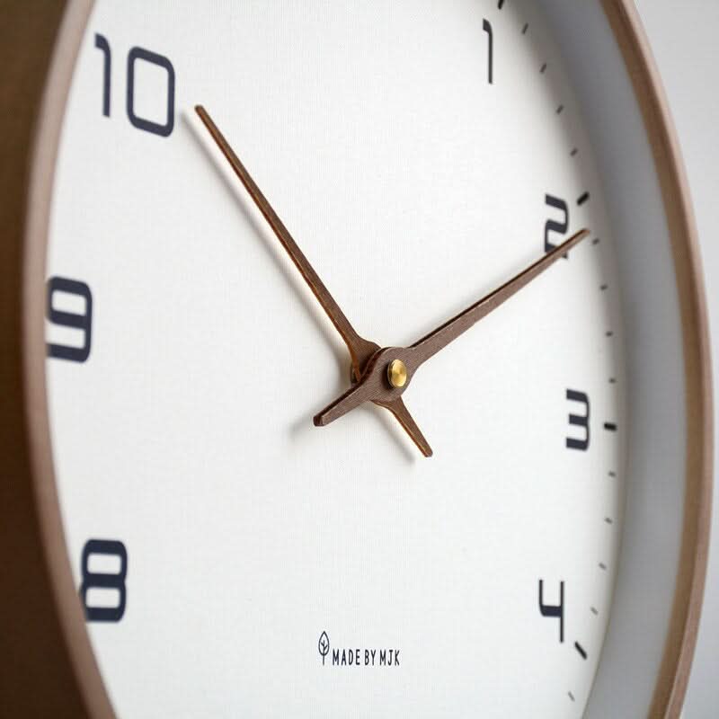 Minimalist Scandinavian Wooden Wall Clock