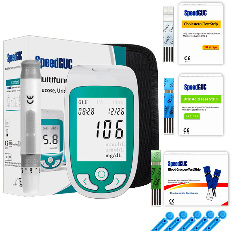 Health Monitor for Cholesterol, Glucose, and Uric Acid Levels