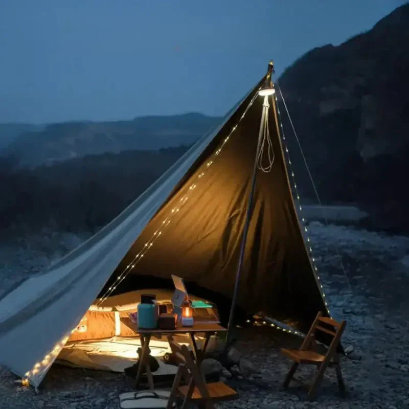 Multi-Functional 4-in-1 Foldable Camping Lantern