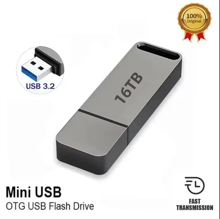 High-Speed USB 3.2 Waterproof and Shockproof Drive Compatible with Windows and Mac