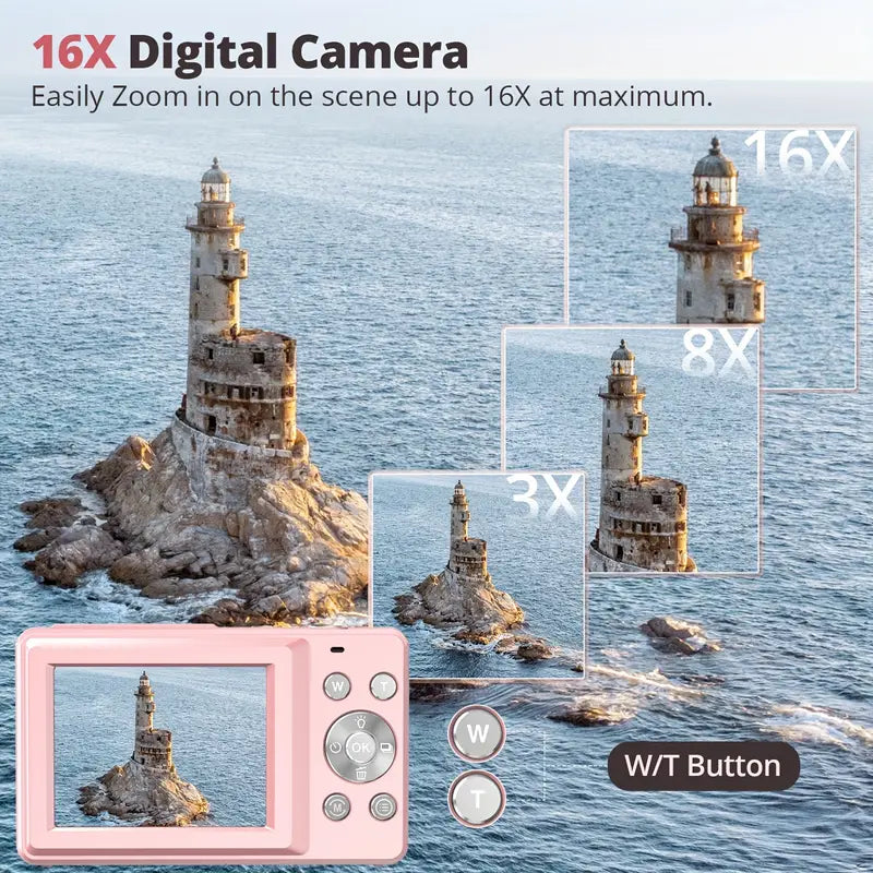 Retro-Style Digital Camera - Capture Timeless Memories