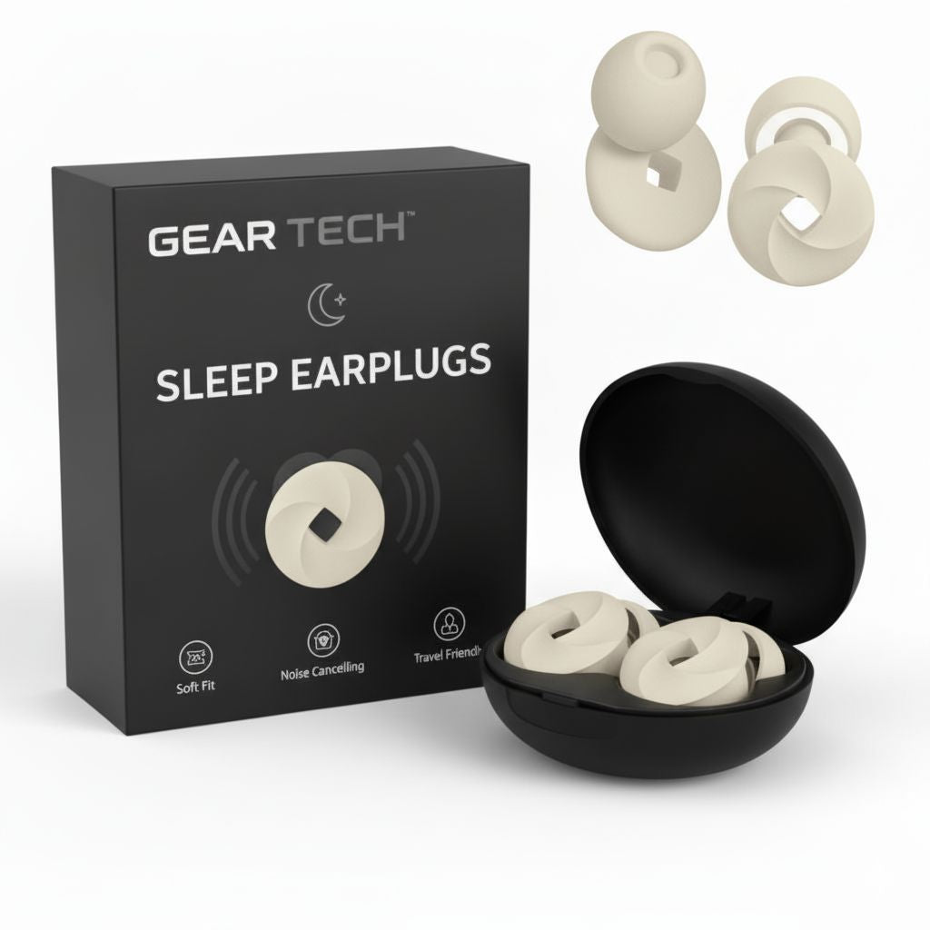 Noise-Reducing Sleep Ear Plugs with 33 dB Protection for All-Night Comfort