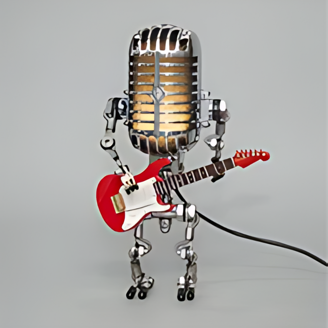 Distinctive Robot-Inspired Table Lamp