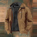 Men's Warm Short Winter Jacket | Fleece