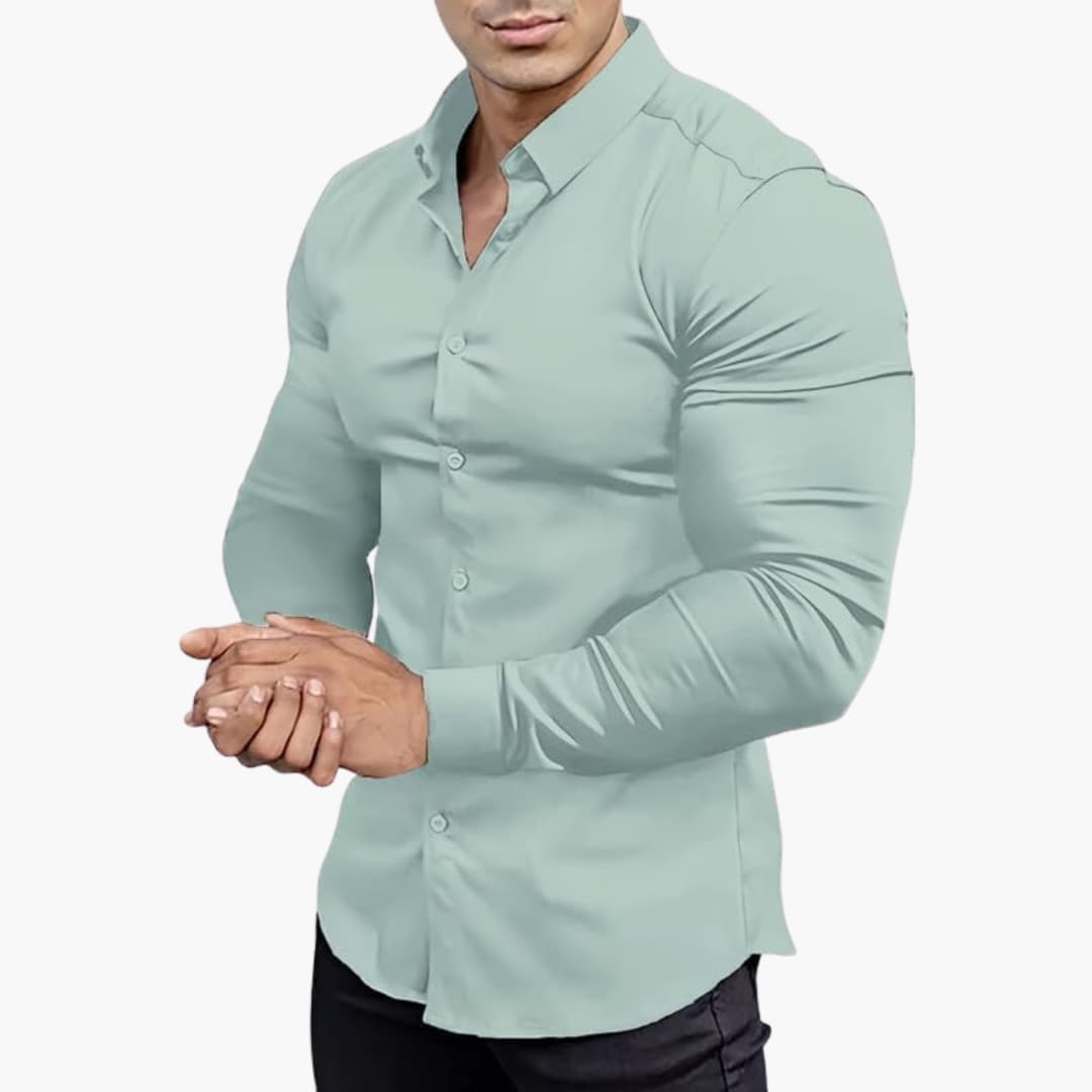 Men's Classic Long Sleeve Shirt | Slim Fit