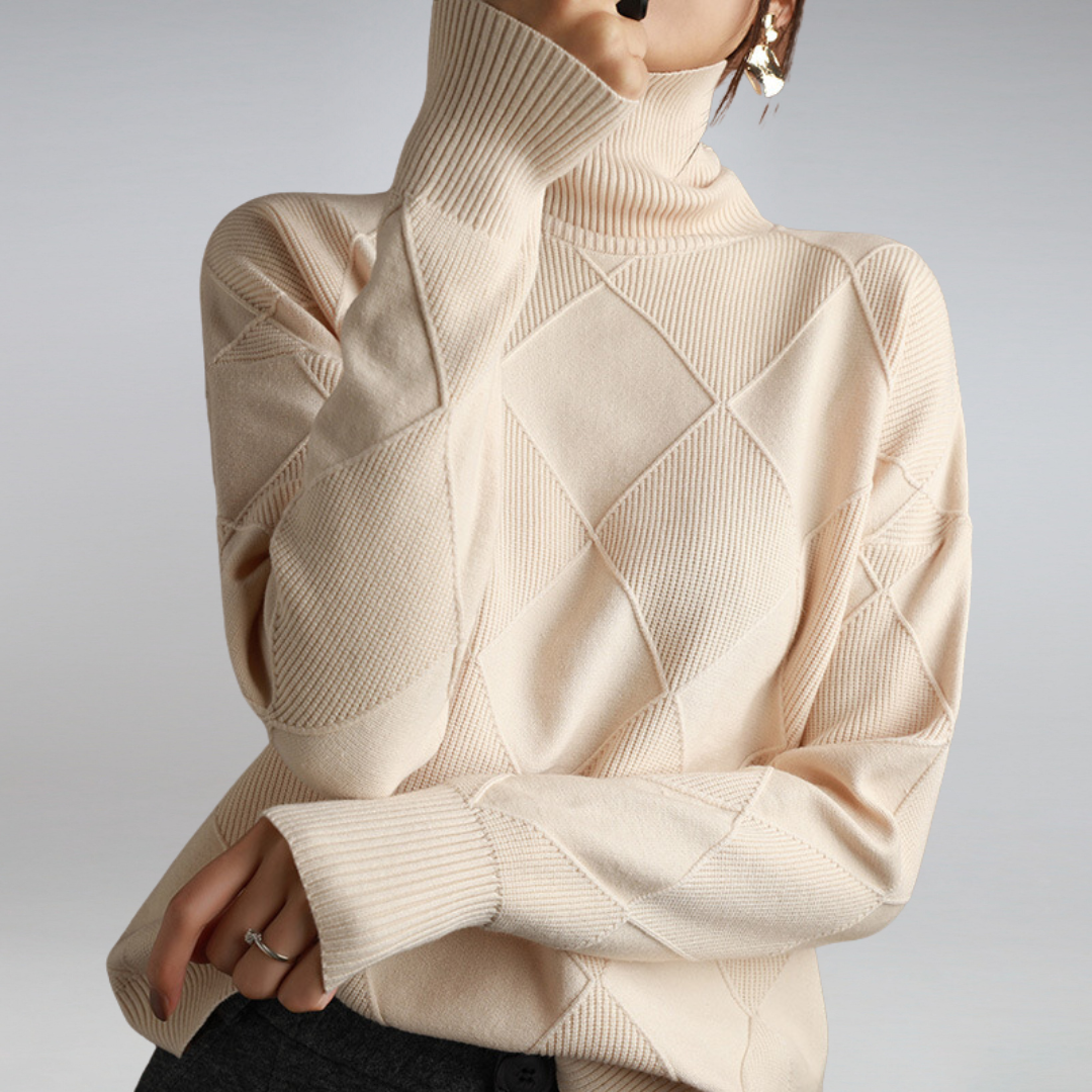 Women's Oversized Turtleneck Sweater | Long