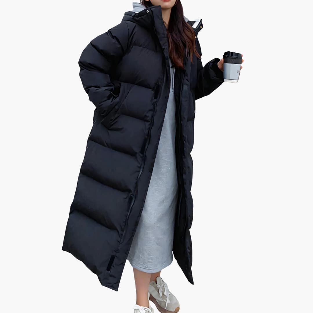 Women's Long Winter Jacket | With Hood