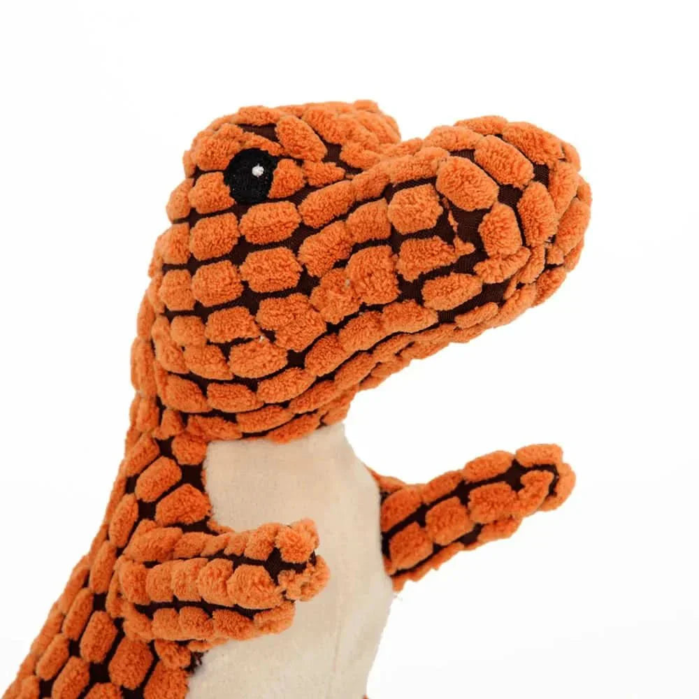 Durable Dinosaur-Shaped Dog Toy