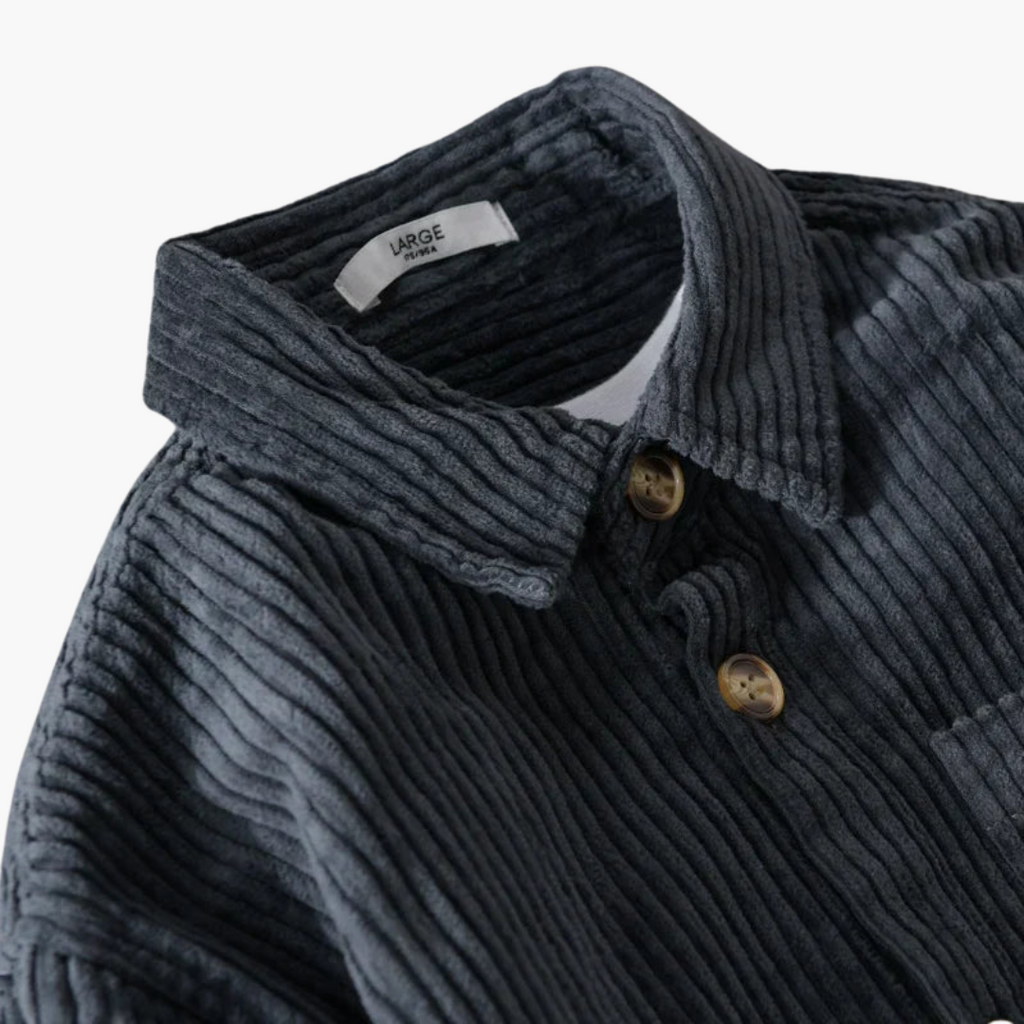 Men's Corduroy Oversized Shirt | Long Sleeve