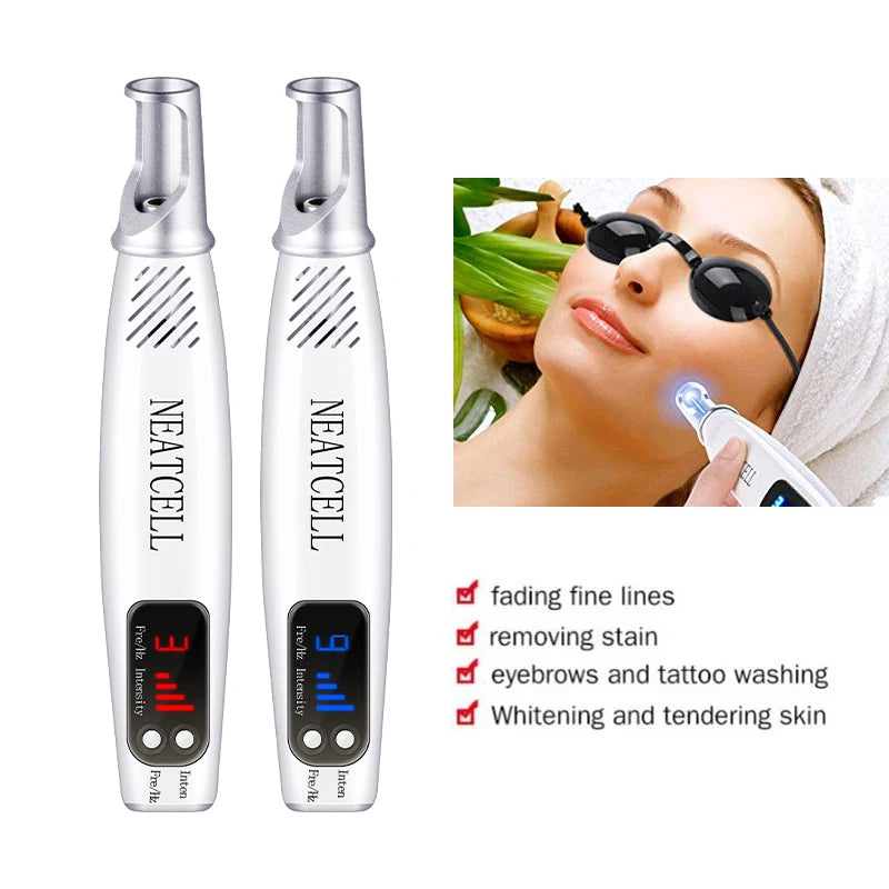 Laser Pen for Removing Tattoos, Moles, and Freckles