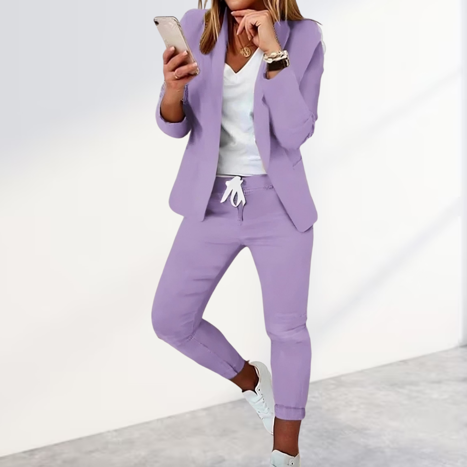 Women's Casual Office Suit | Blazer and Pants