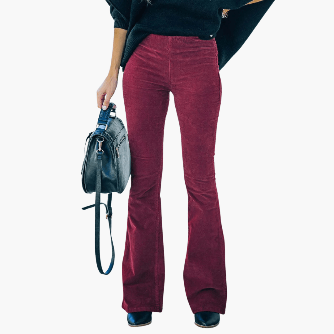 Women's Elegant Cord Pants | Long