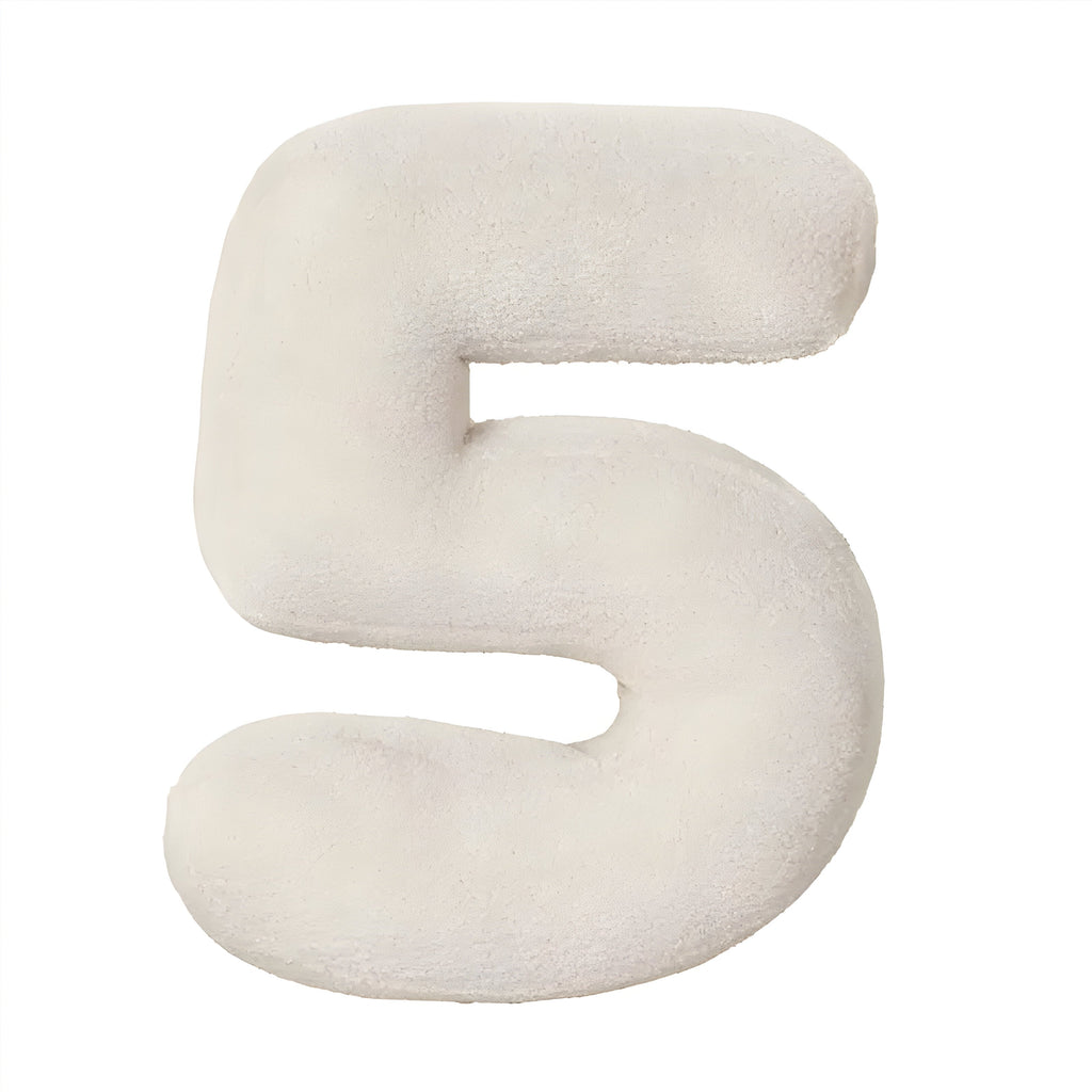 Personalized Soft Plush Letter Pillow - Cozy Decorative Accent for Sofa or Children's Room