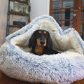 Cozy Dog Bed for Stress Relief and Relaxation for Anxious Pets