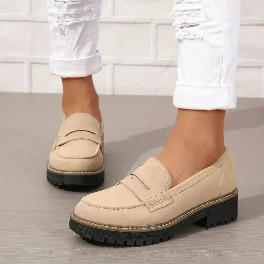 Ladies' Platform Loafer | Slip-On