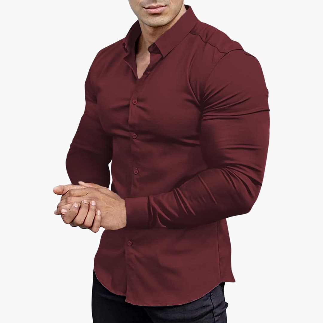 Men's Classic Long Sleeve Shirt | Slim Fit