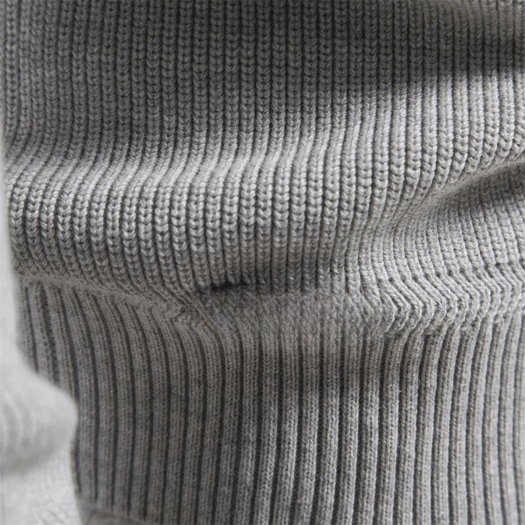 Men's Soft Knit Sweater | Zipper