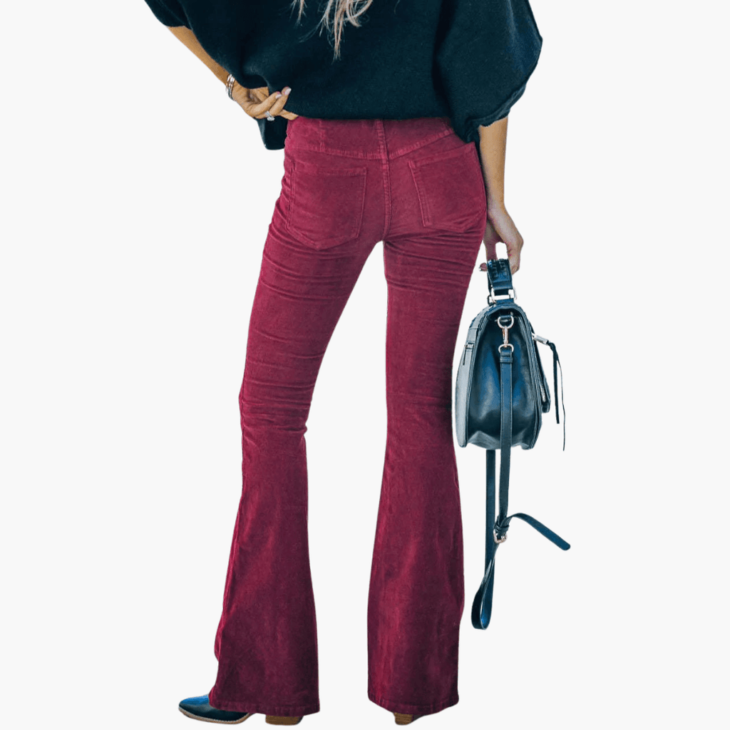 Women's Elegant Cord Pants | Long