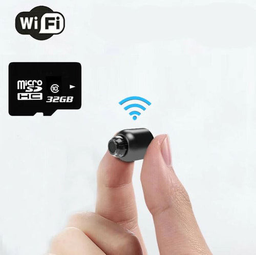 Compact WiFi Security Camera with Night Vision, 1080P Video Quality, and Crystal Clear Audio