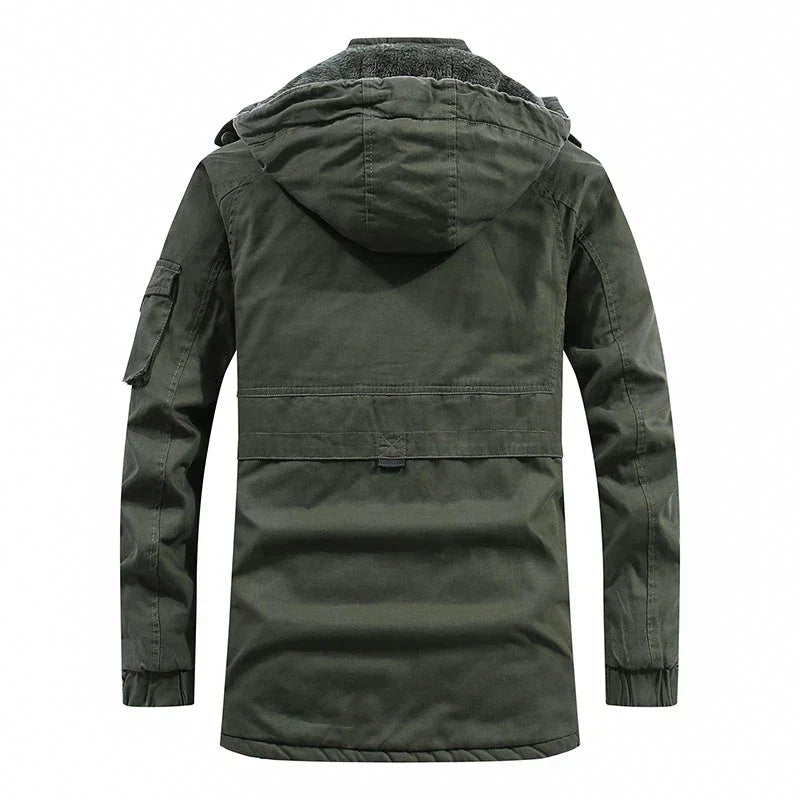Men's Fleece-Lined Winter Jacket | Long