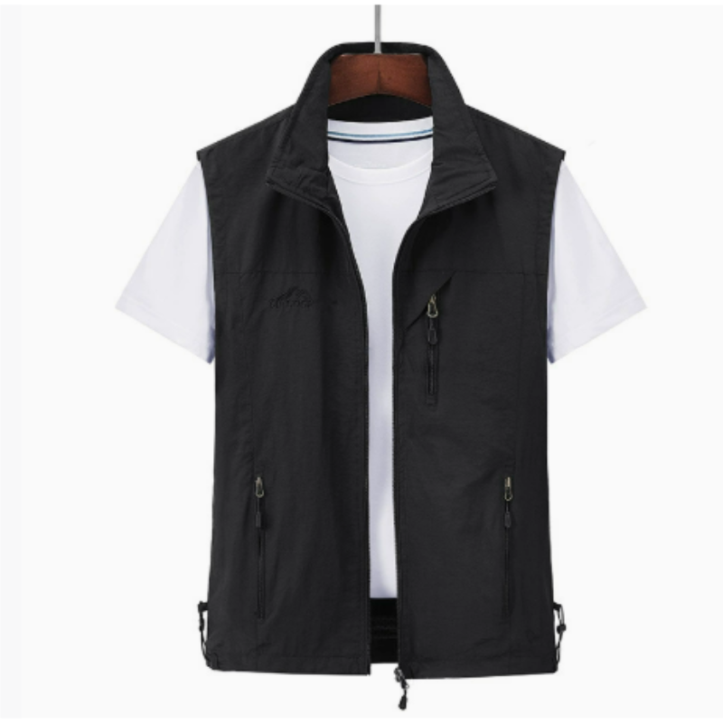 Men's Short Vest | Zipper