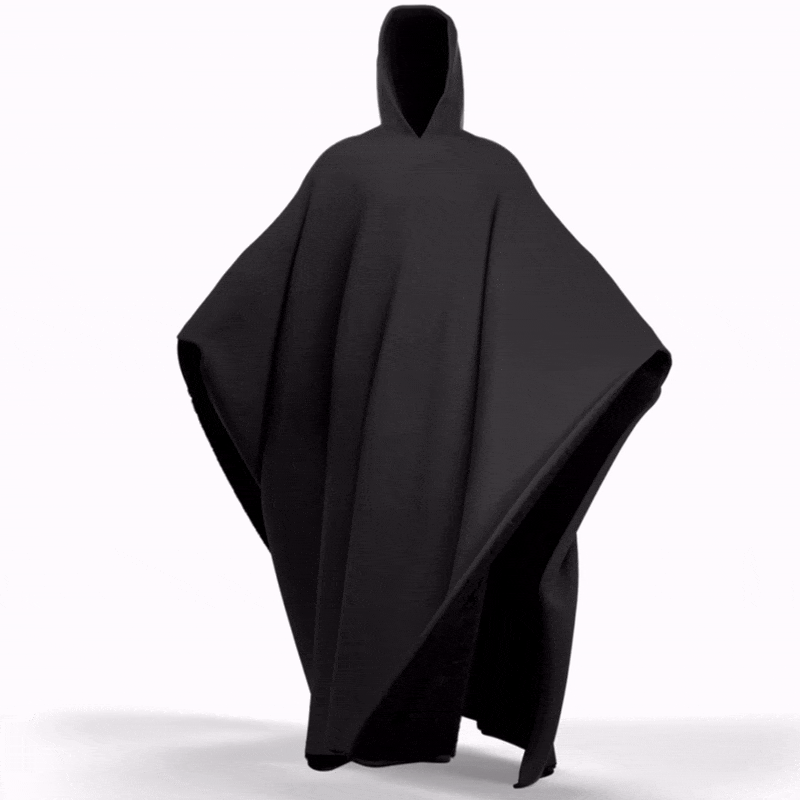 Oversized Soft Fabric Calming Hoodie Blanket