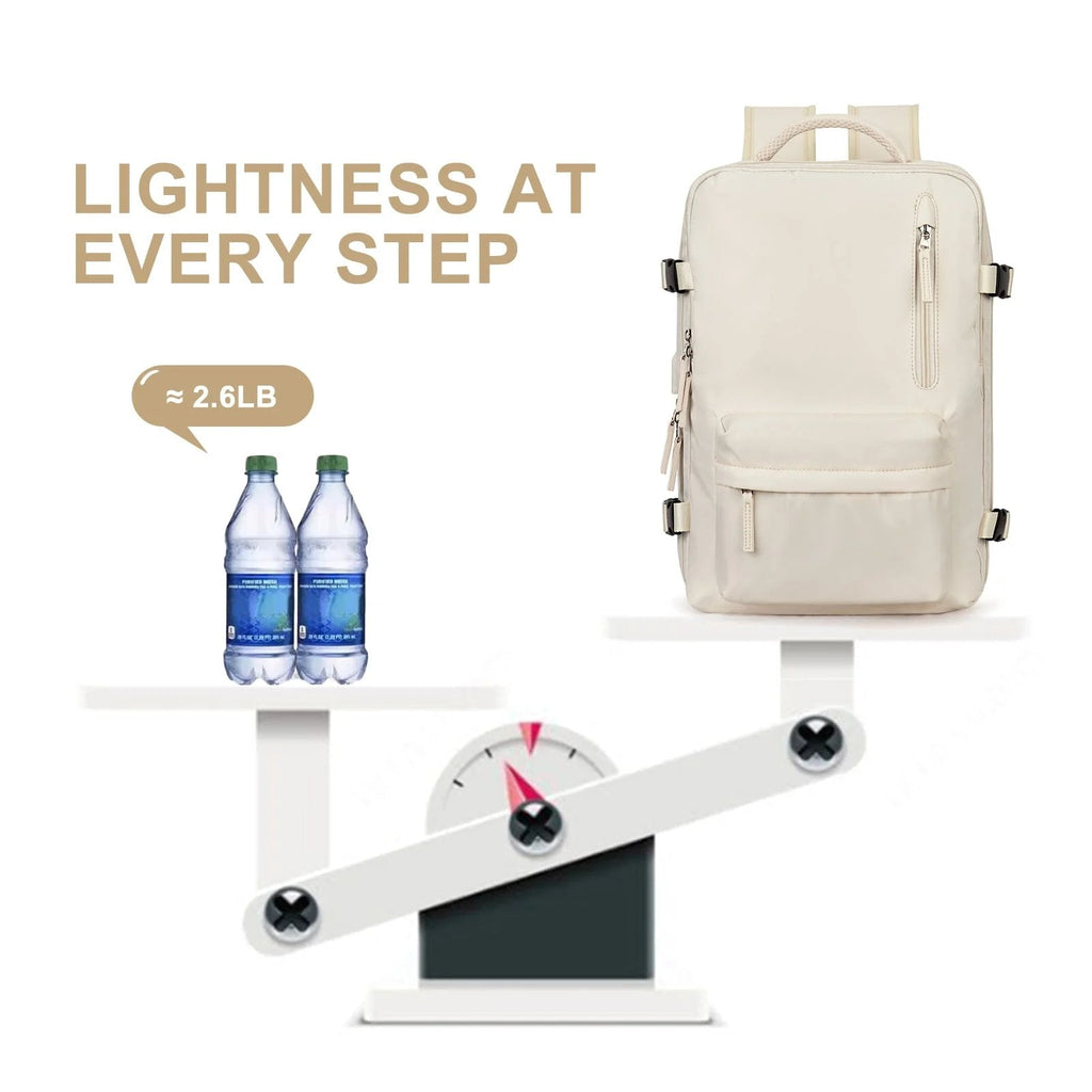 35L Women's Travel Backpack | Waterproof with USB Port | Anti-Theft Features & Shoe Compartment | Perfect for Hiking, Daily Use & Travel