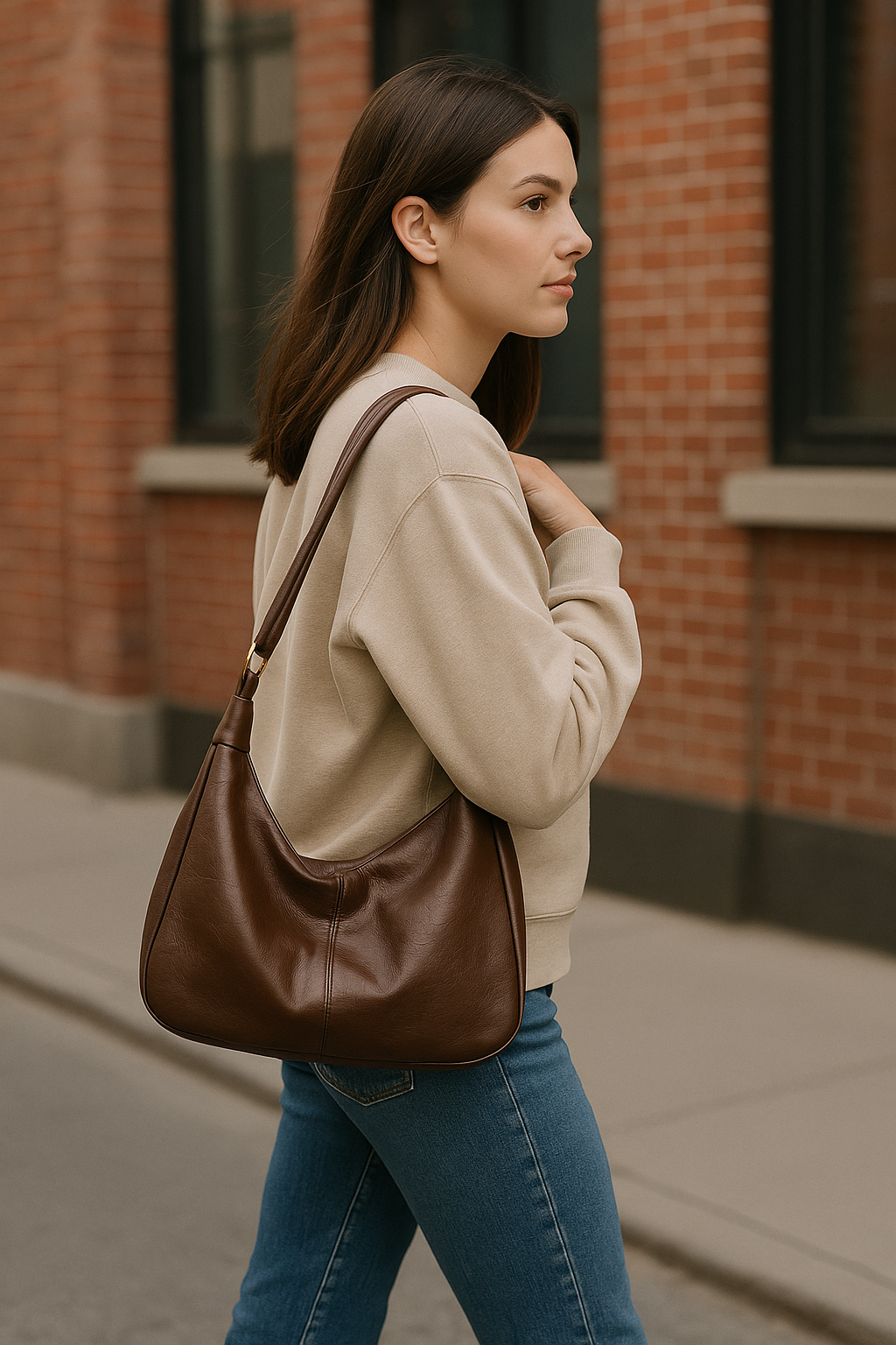Women's Hobo-Style Handbag | Casual