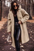 Women's Long Teddy Coat | Winter