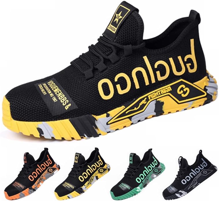 Men's Comfortable Safety Sneakers | Lightweight