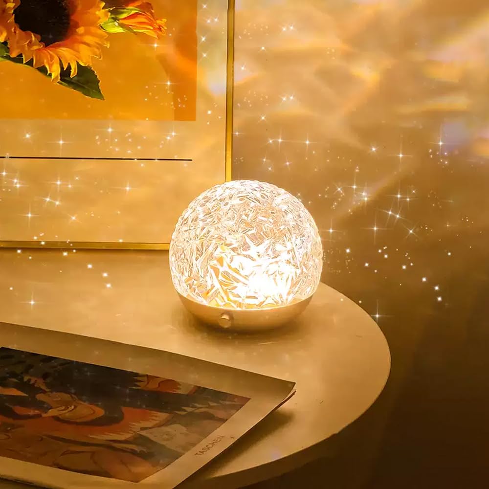 Wave Light Projection Lamp – Calming Ambient Lighting for Table or Bedroom