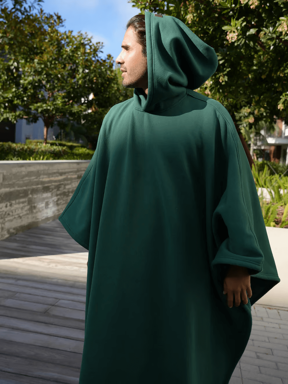 Oversized Soft Fabric Calming Hoodie Blanket