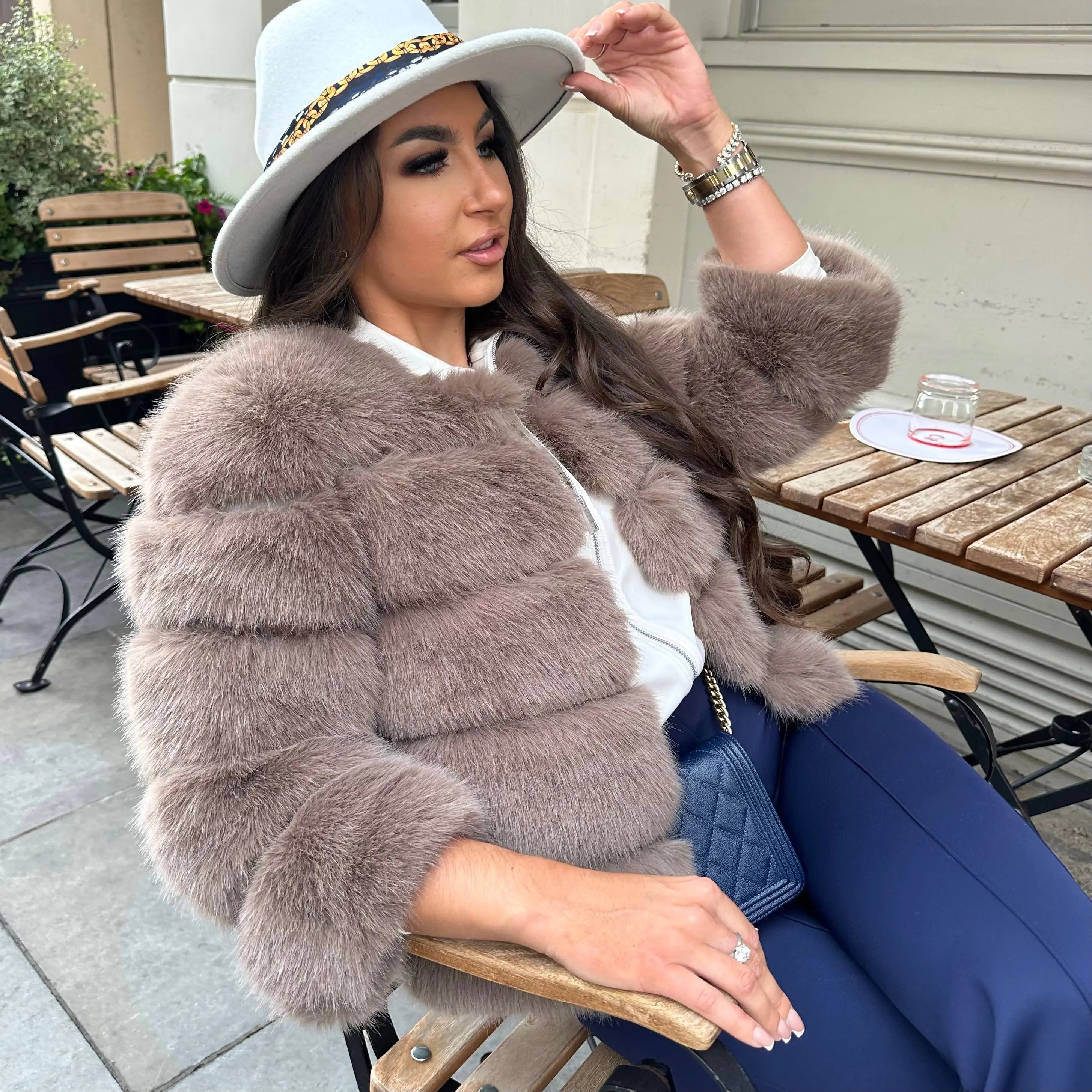 Women's Faux Fur Winter Jacket | Elegant
