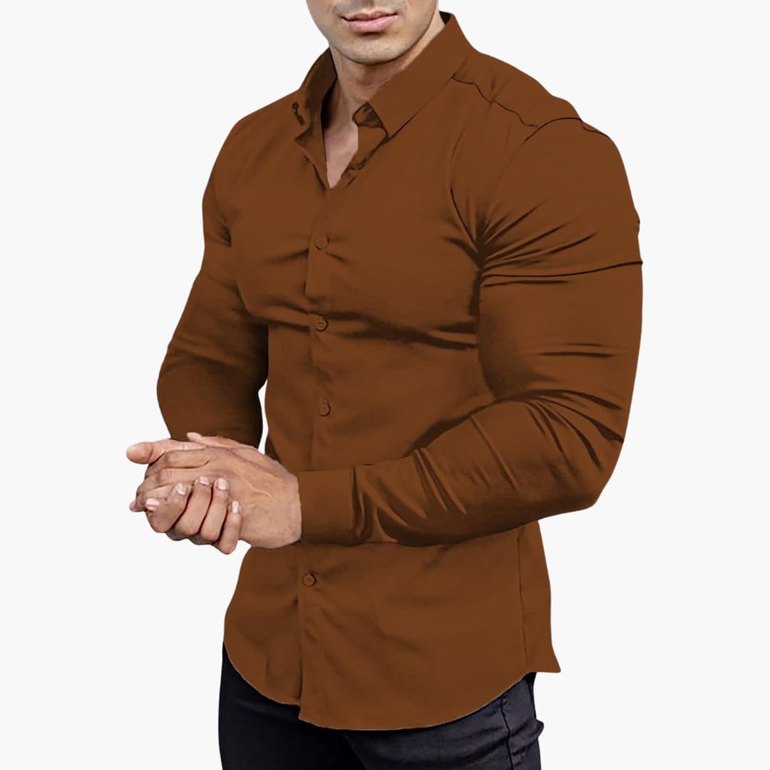 Men's Classic Long Sleeve Shirt | Slim Fit