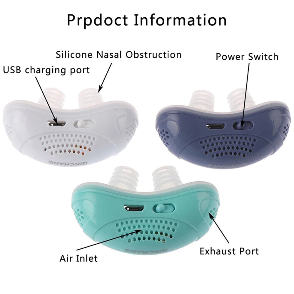 Compact Micro CPAP Device for Sleep Apnea and Snoring Relief - Alternative to Traditional CPAP