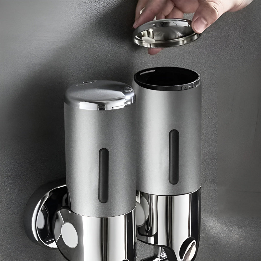 Elegant Wall-Mounted Soap Dispenser for Your Bathroom
