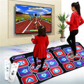 Dual Dance Mat with Remote - Non-Slip Music Game Mat for Family Fun, Compatible with PC and TV