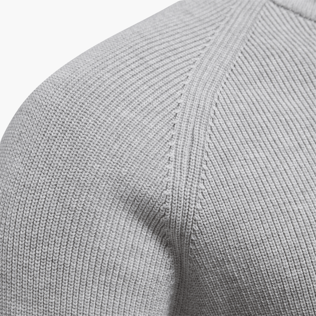 Men's Soft Knit Sweater | Zipper