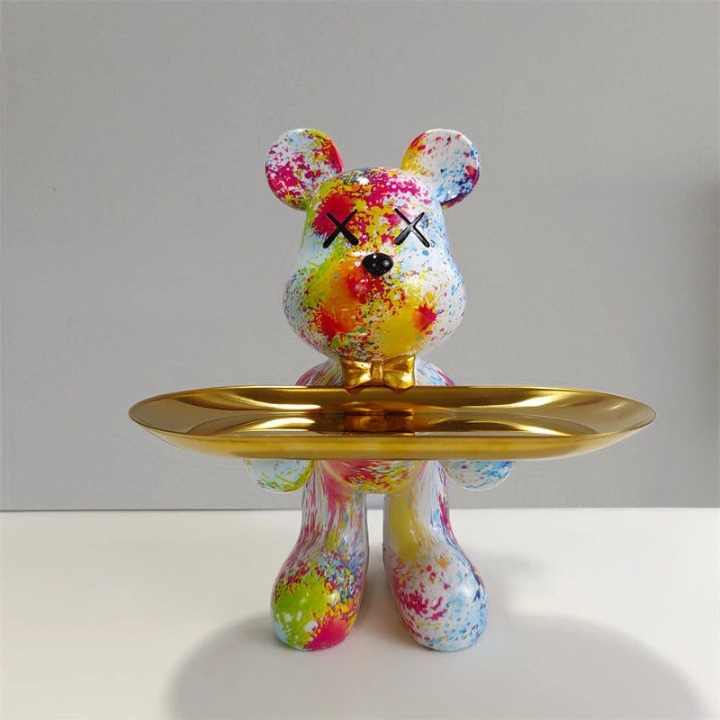 Bear-Shaped Figurine with Secret Drawer – Delightful Storage for Keys and Small Items