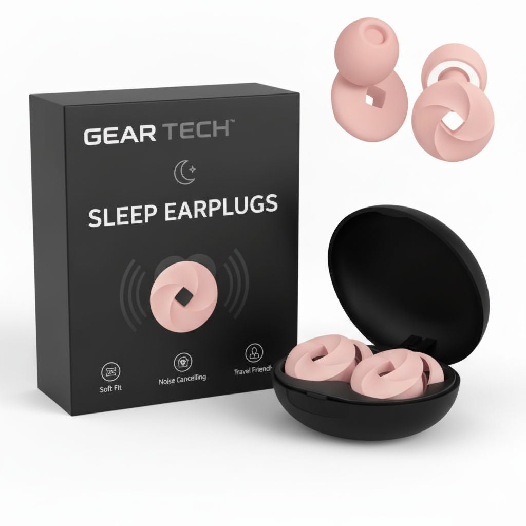 Noise-Reducing Sleep Ear Plugs with 33 dB Protection for All-Night Comfort