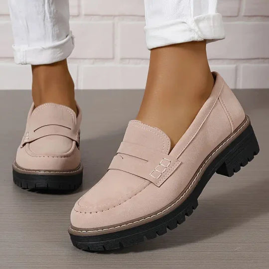 Ladies' Platform Loafer | Slip-On